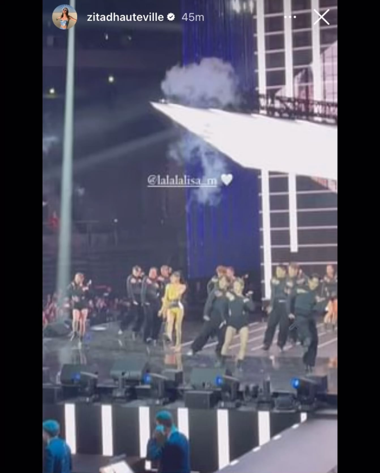 240127 zitadhauteville IG story update w/Lisa