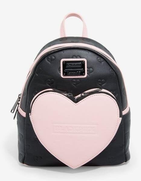 240123 Loungefly BLACKPINK Logo Allover Print Mini Backpack