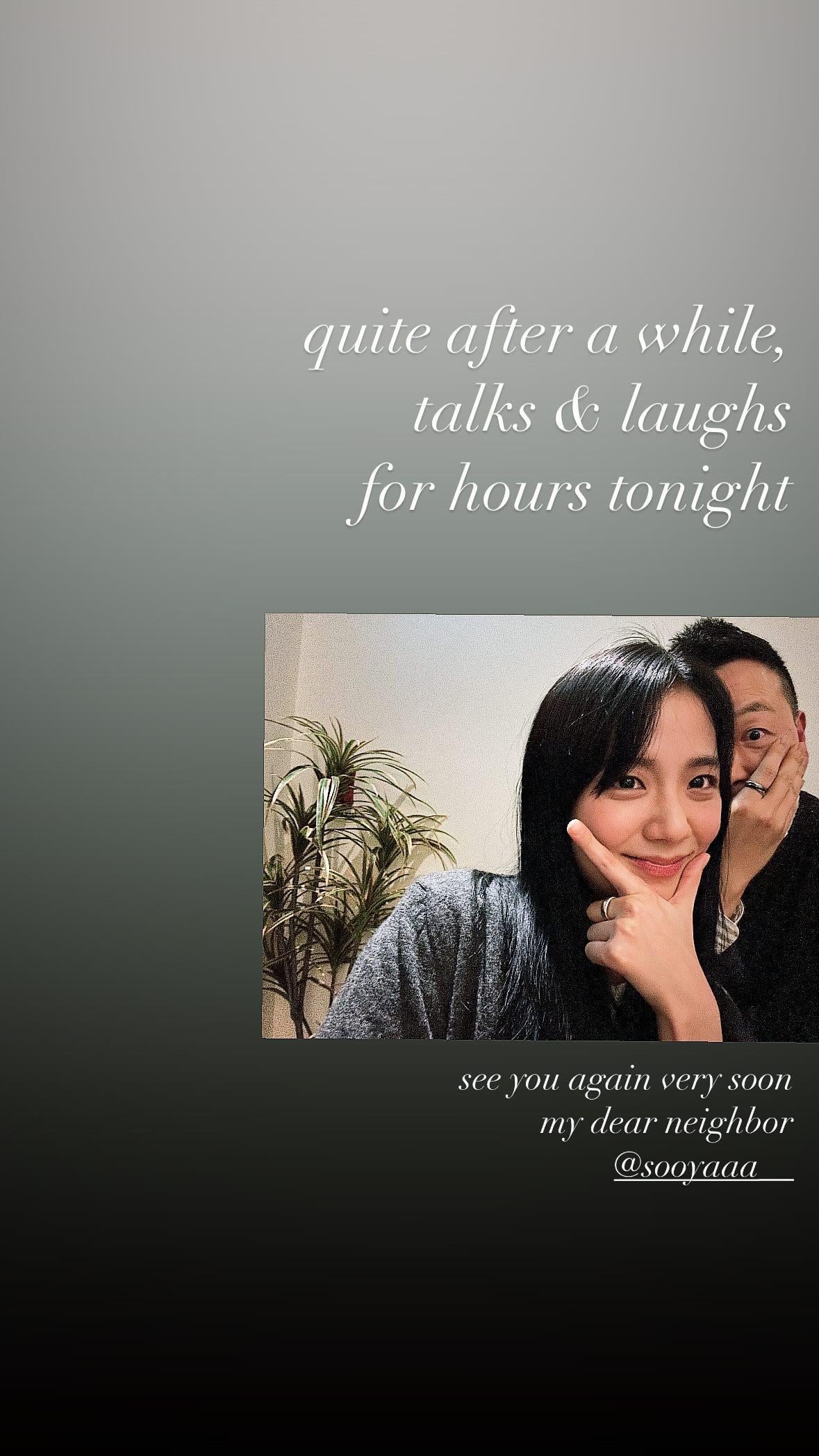 240123 style.j IG Story Update w/ Jisoo