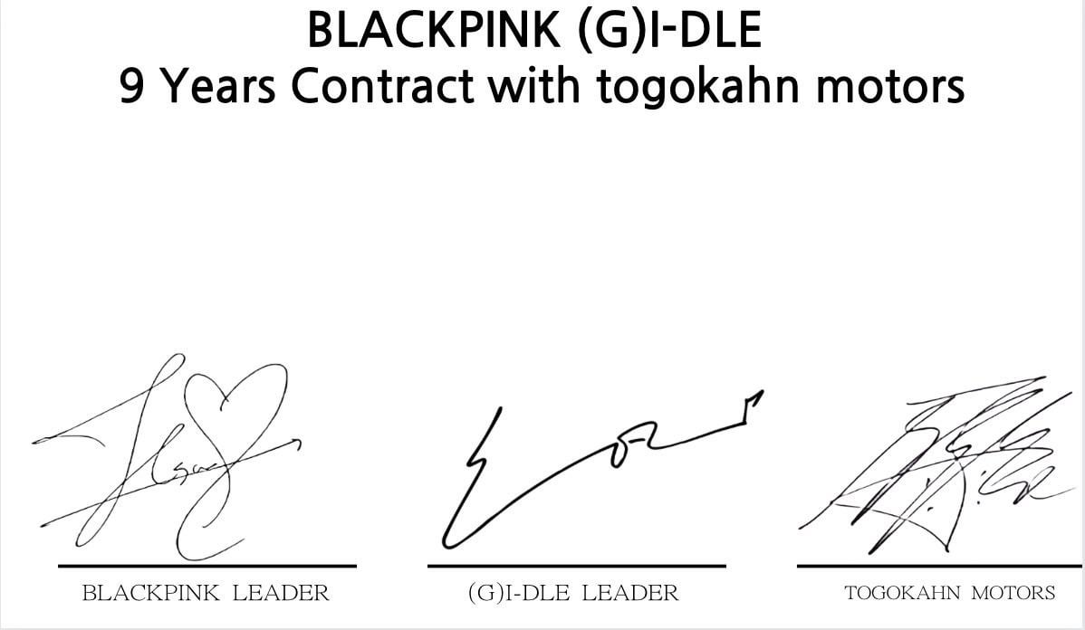 240106 BLACKPINK (G)I-DLE 🤝 Togokahn Motors