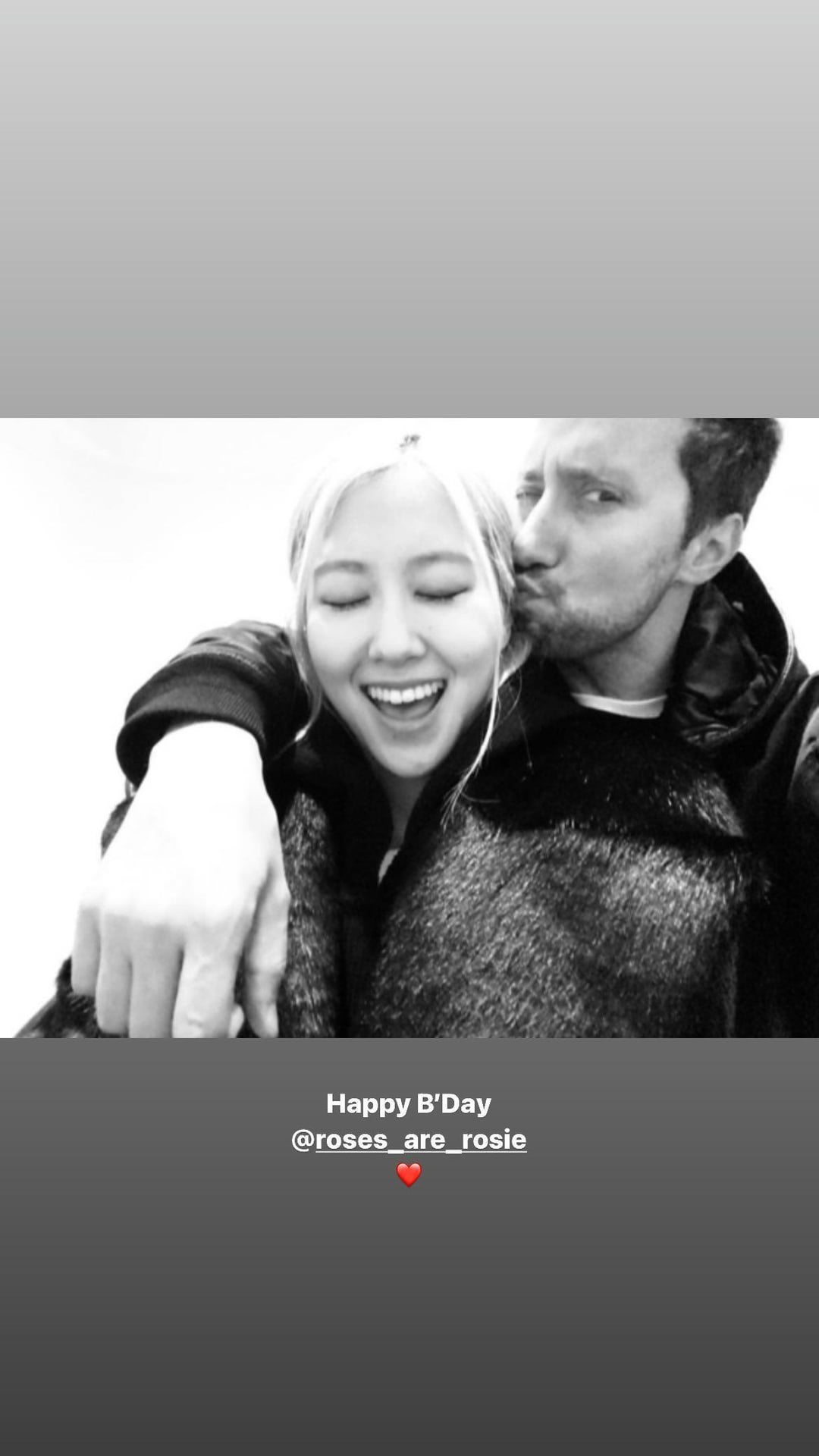 240211 anthonyvaccarello IG Story Update with Rosé