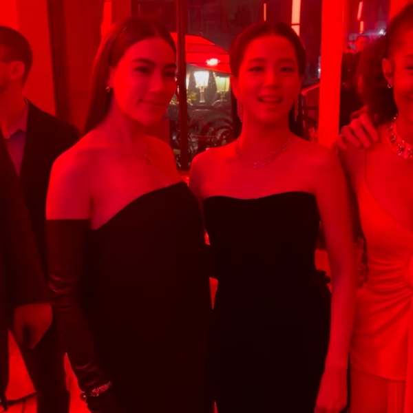 240207 Jisoo @ Cartier Trinity Centennial Party at Petit Palais in Paris w/ Kimberley, Yara Shahidi & Paul Mescal