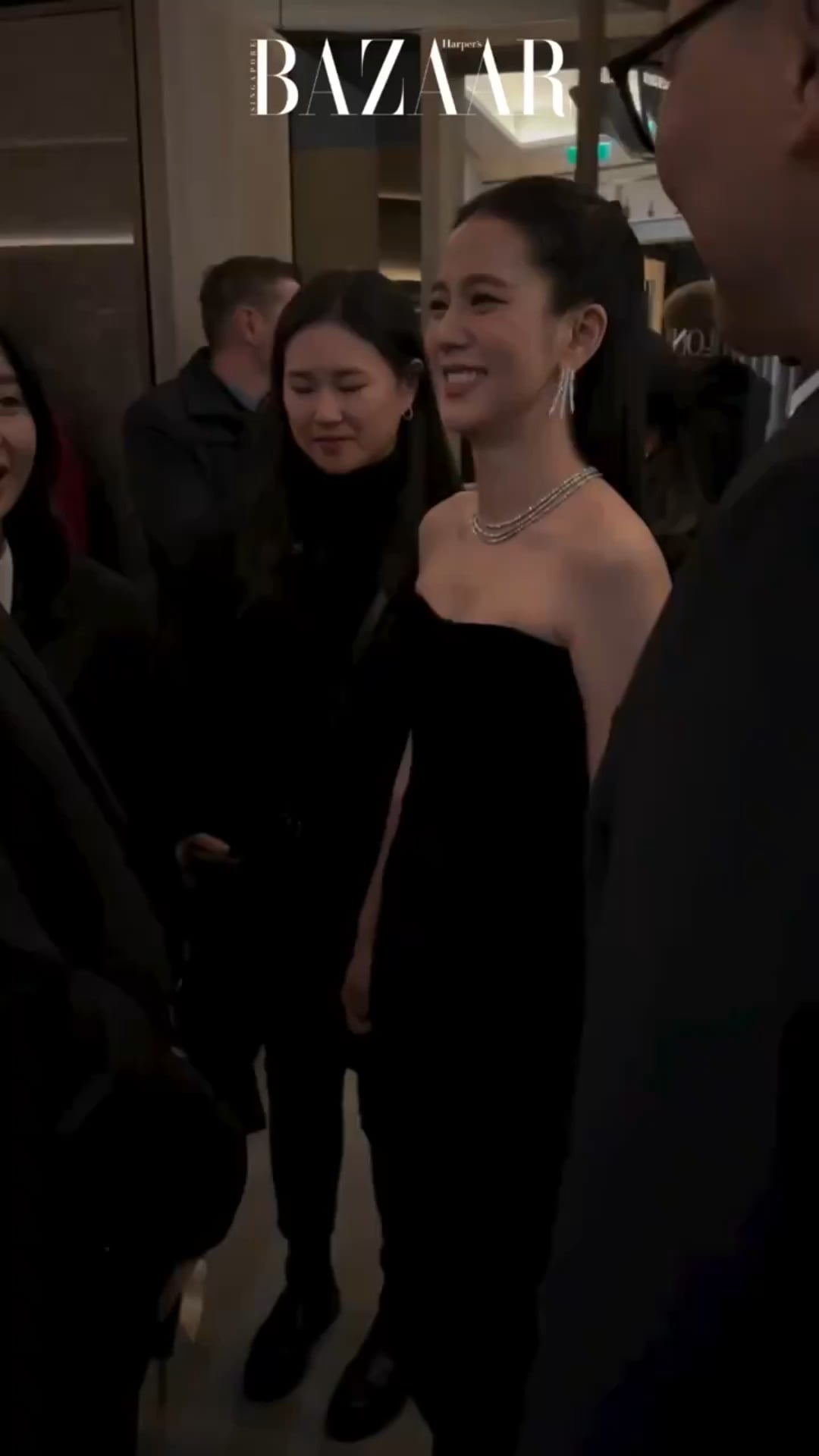 240207 Jisoo arriving at Cartier Trinity Centennial Dinner in Paris