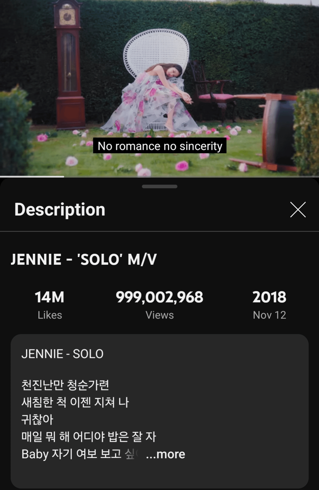 Stream Jennie SOLO M/V To 1B
