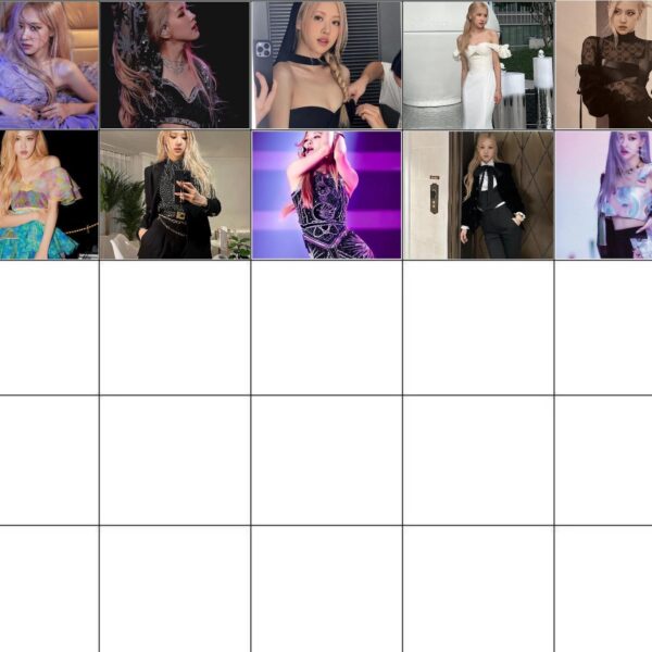 Top 25 Rosé outfit's of all time. 5 most upvoted comments will get a place.