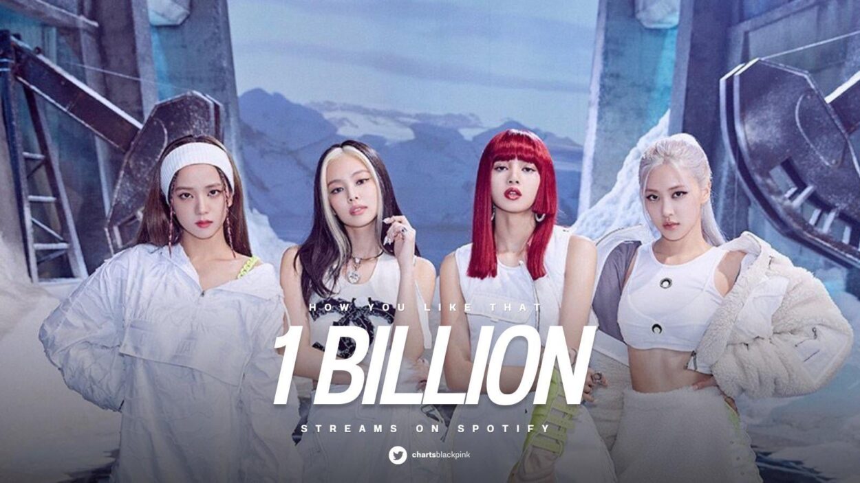 240311 How You Like That reaches 1 Billion streams on Spotify!