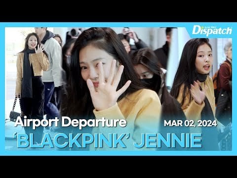 240302 Jennie @ Incheon International Airport (Departure to Paris)