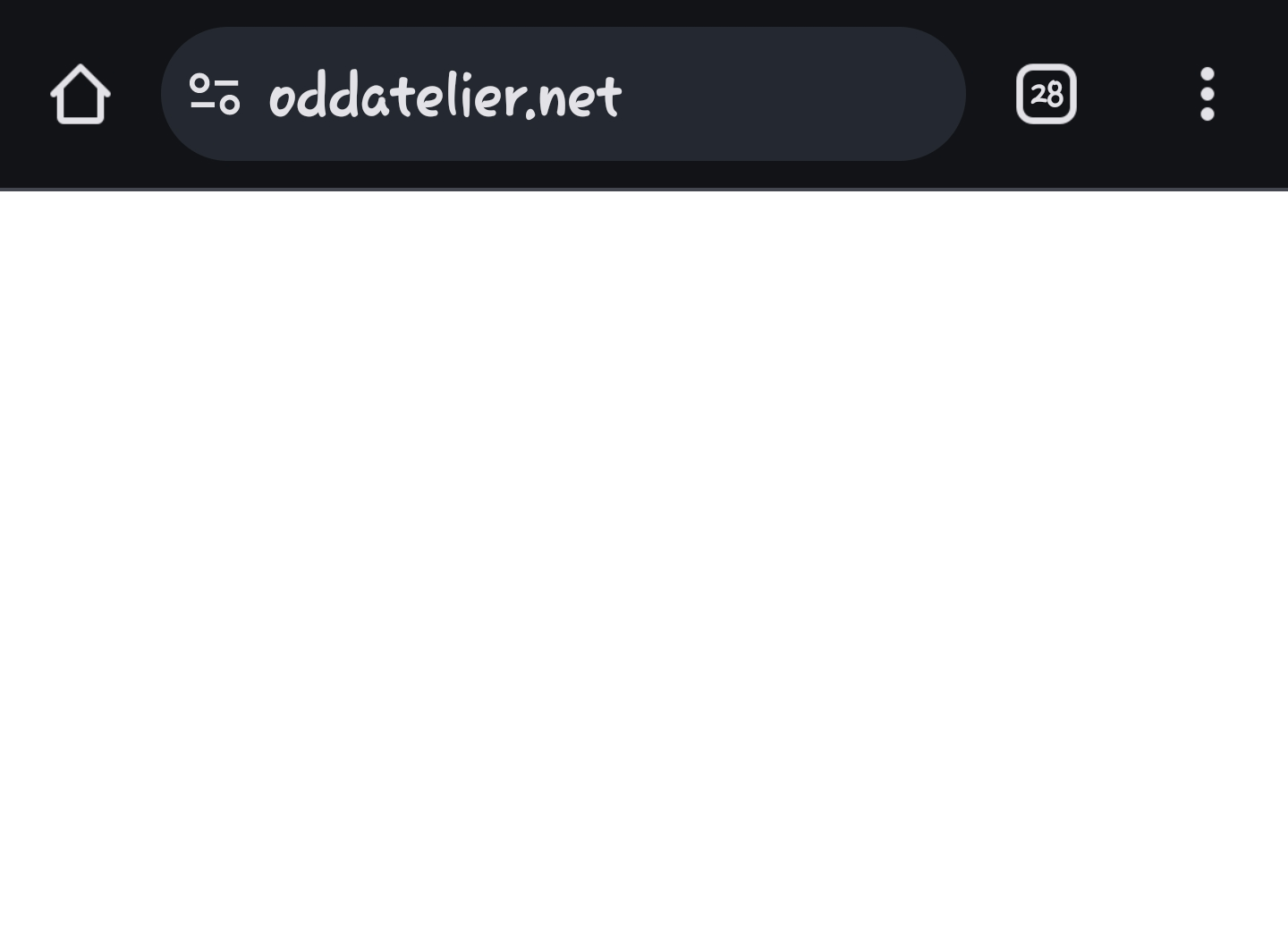 240306 Does Jennies Oddatelier website work for anyone else or is it blank/show nothing?