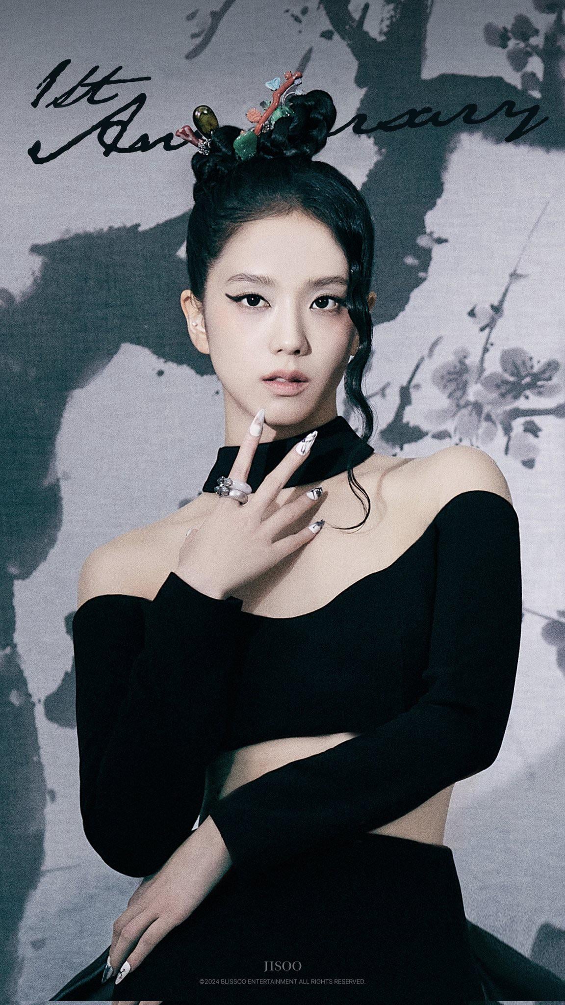 240331 JISOO SOLO DEBUT 1st Anniversary [Official Poster]