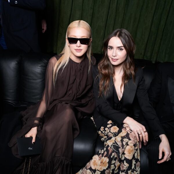 240302 saskialawaks IG Update w/ Rosé & Lily Collins