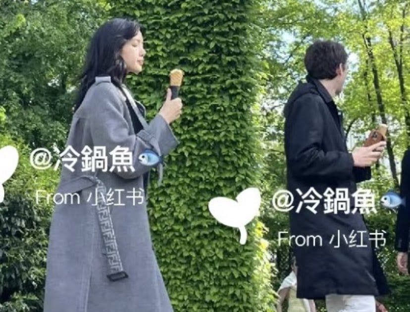 240429 Lisa from BLACKPINK and her billionaire boyfriend were spotted spending time together in France.