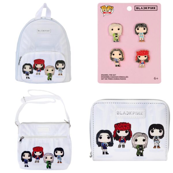 240417 BLACKPINK x Loungefly | Backpack, Pin set, Passport Crossbody bag & Wallet!