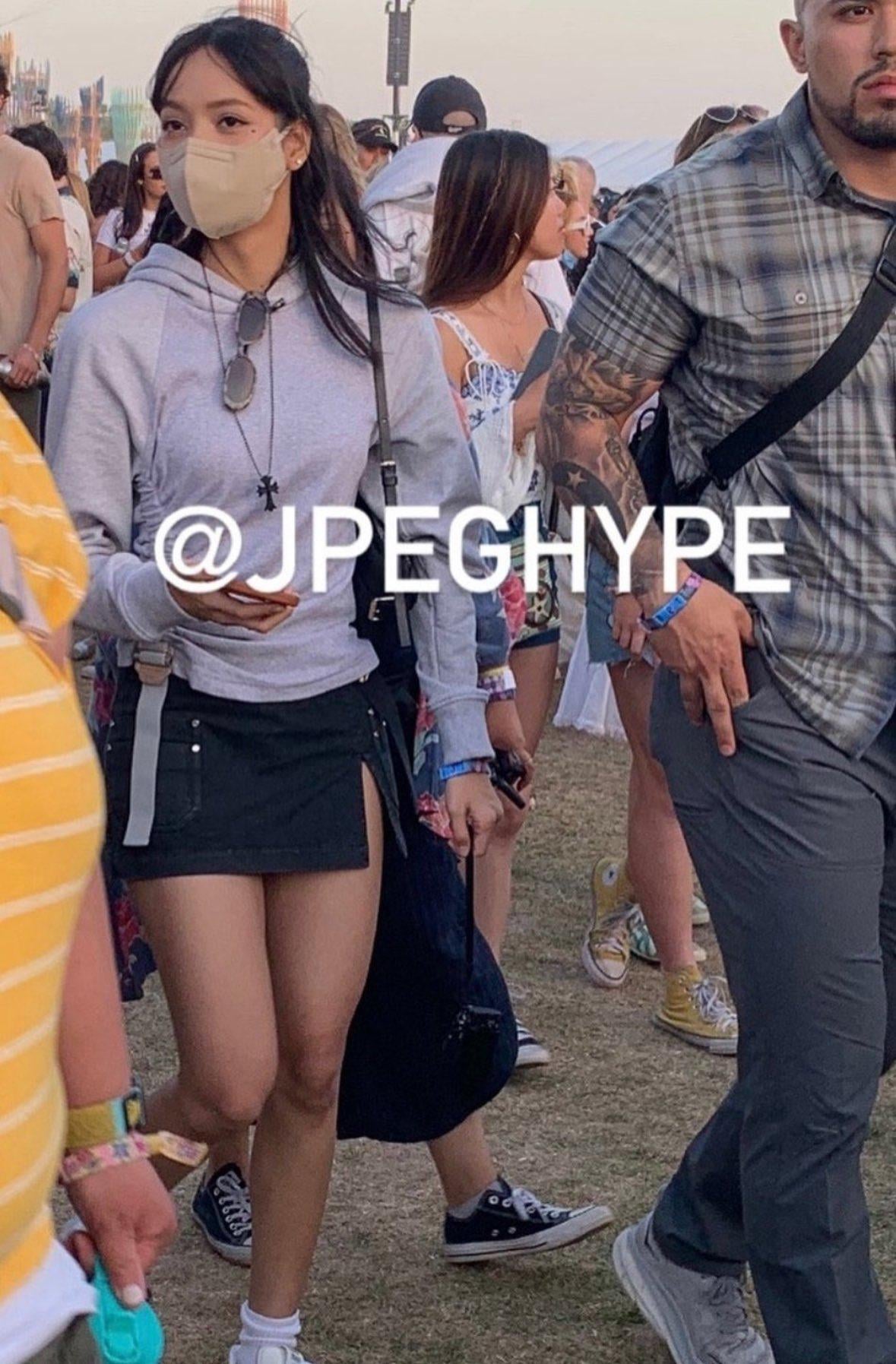 240413 Lisa spotted at Coachella