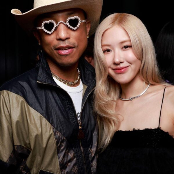240411 Rosé @ Tiffany Wonder Exhibition in Tokyo w/ Pharrell Williams