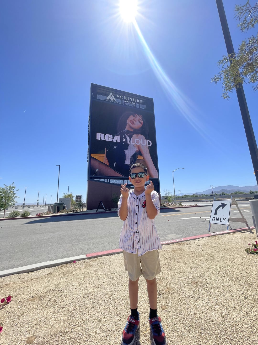 240412 Took my son to Acrisure Arena! We live super close. 🥹🖤💖