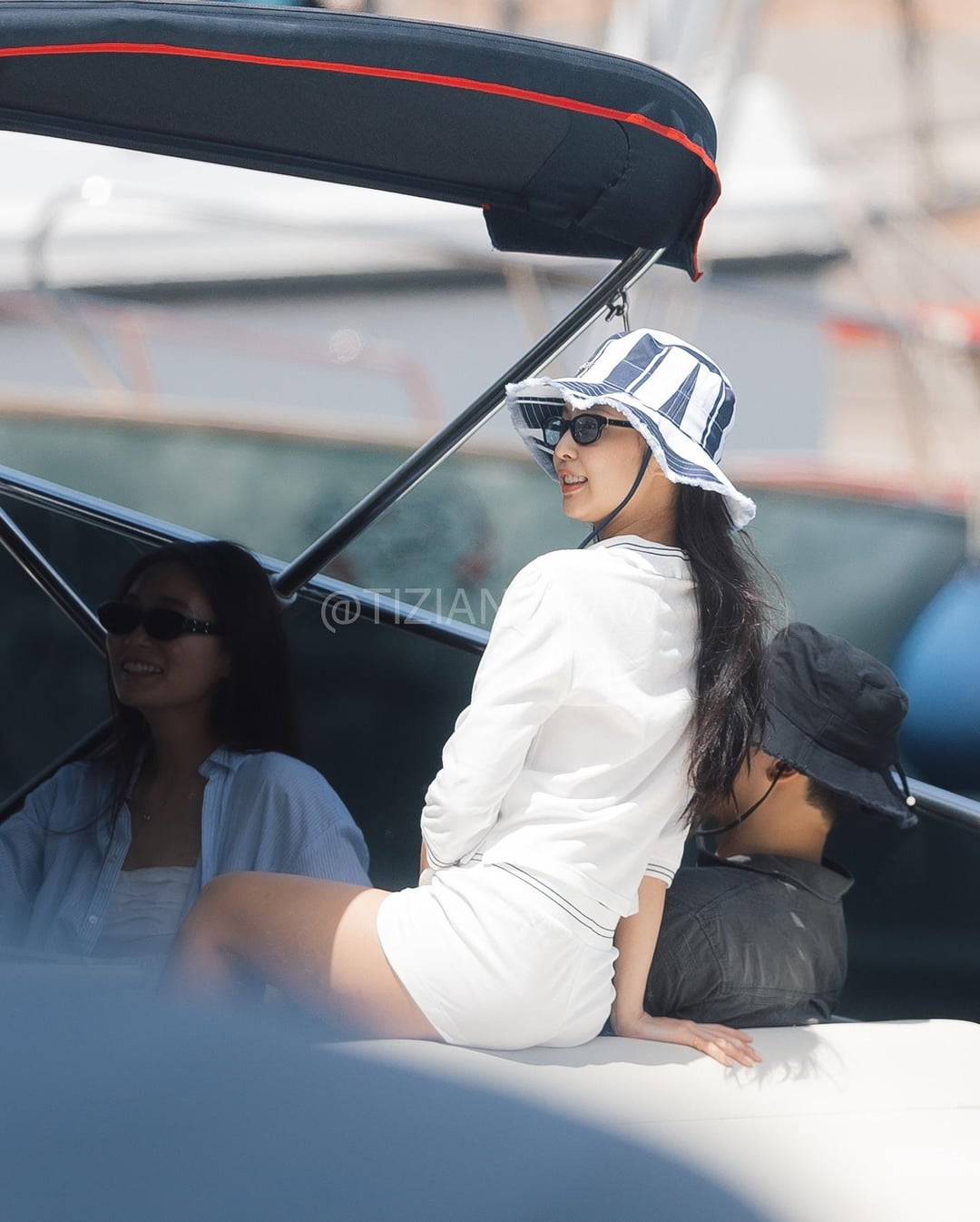 240610 Jennie in Capri, Italy for the Jacquemus Show