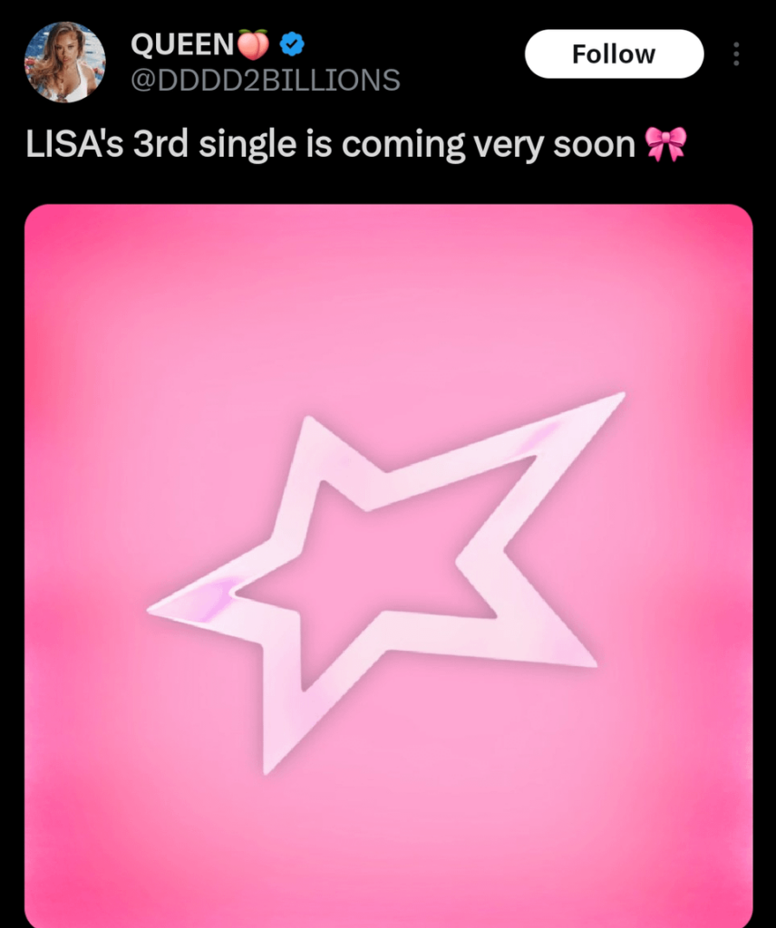 Pink ? 🤔 Her pink hair for NW? HMMM 🤔🤔 Lisa ?