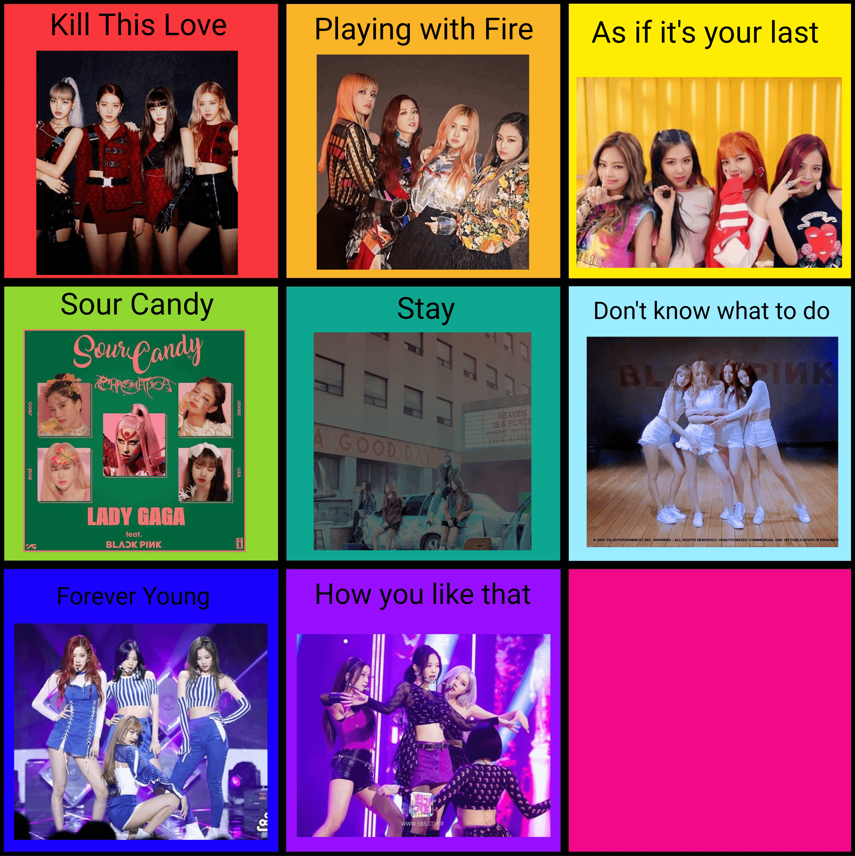 240922 - Blackpink songs as colors, Day 9(Last): Pink!!!