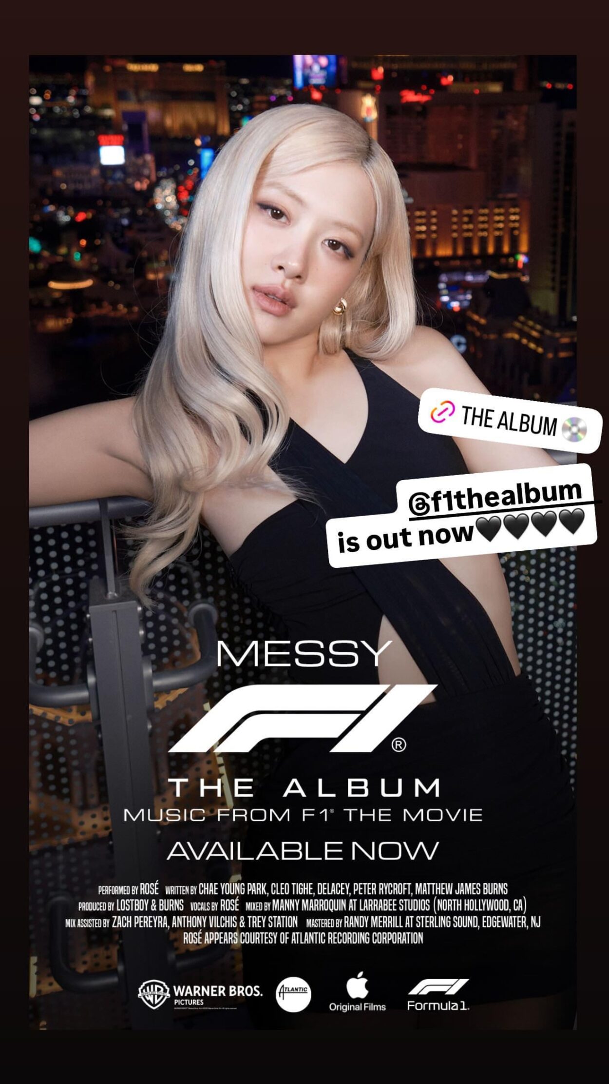 250629 Rosé IG Story Update