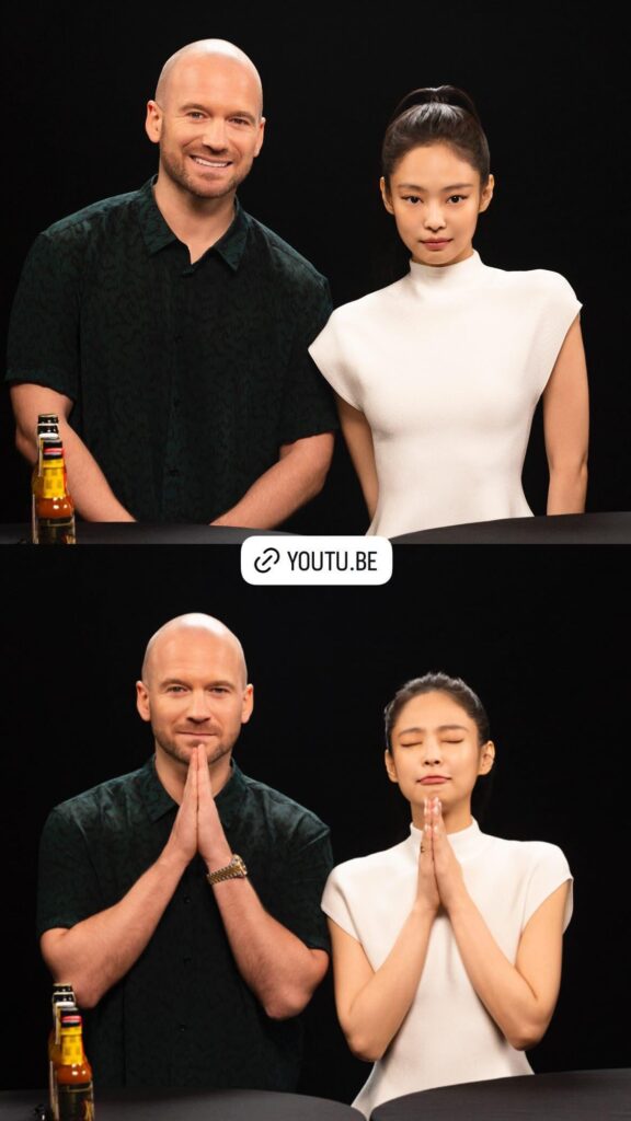Sean Evans IG Story Update with Jennie of Blackpink - 250619