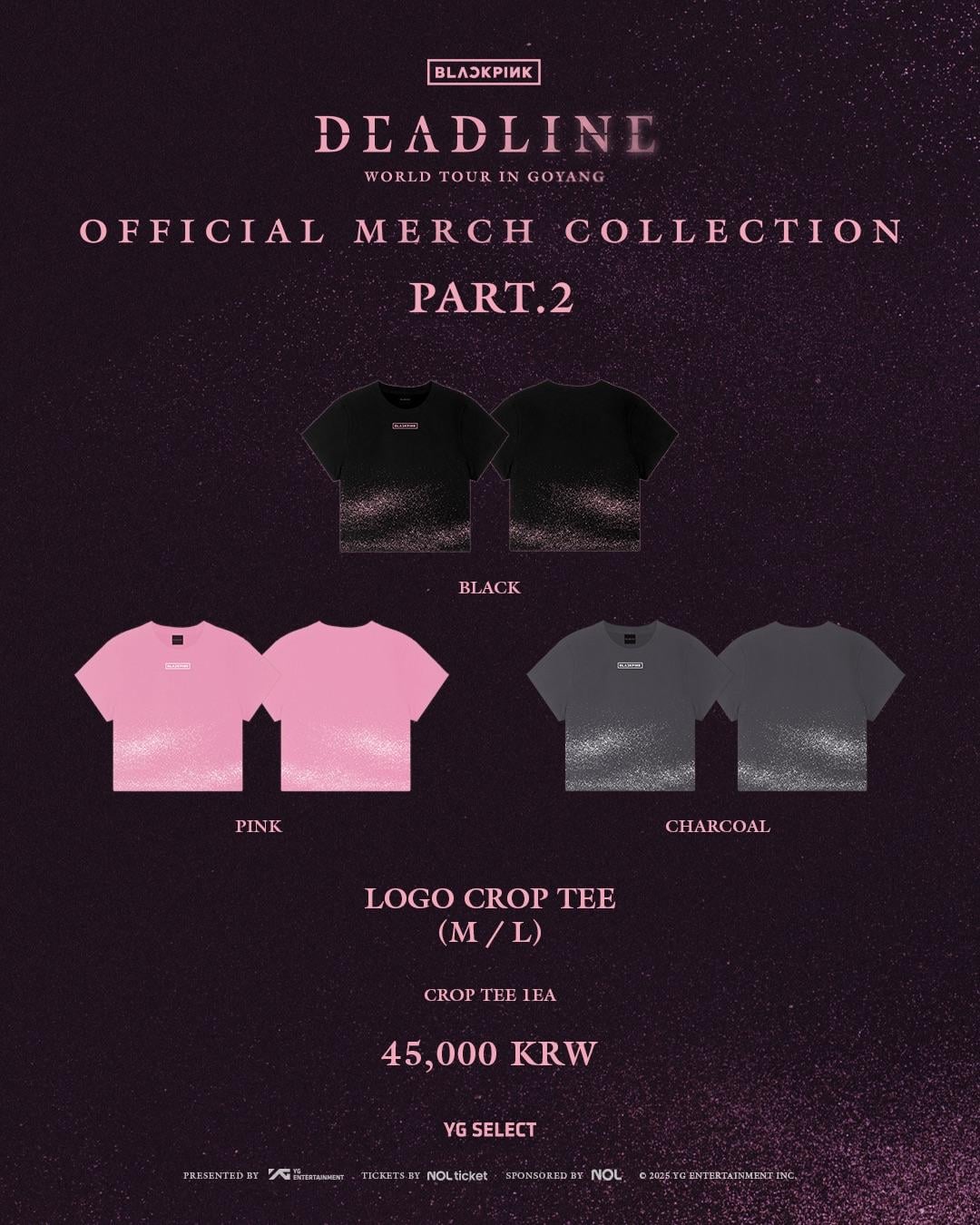 250626 BLACKPINK WORLD TOUR [DEADLINE] IN GOYANG OFFICIAL MERCH COLLECTION PART.2