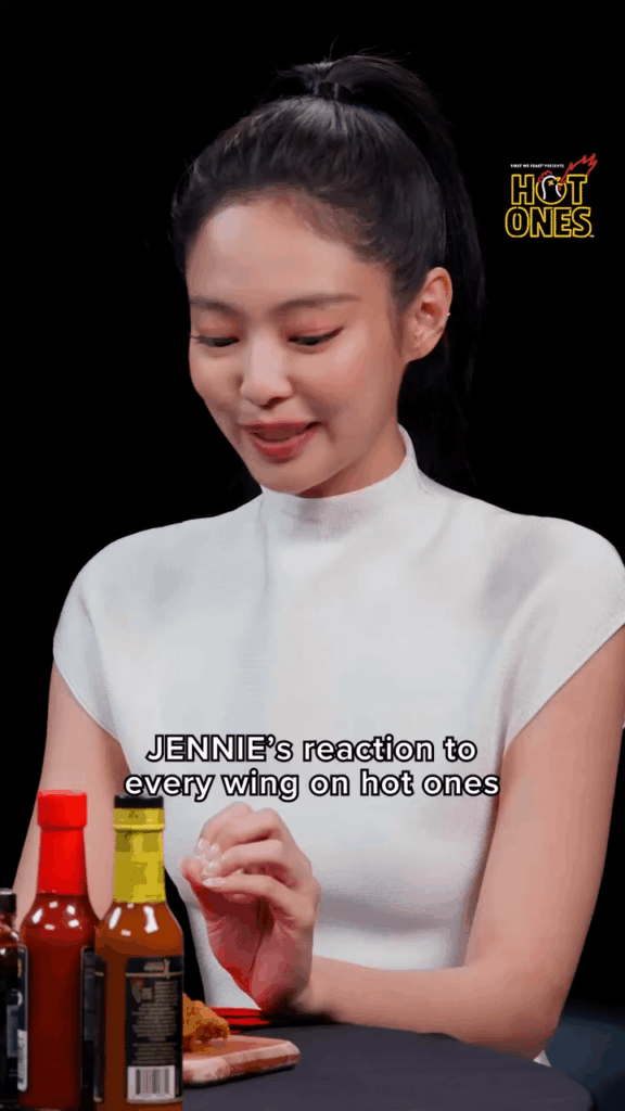 Jennie of Blackpink on Hot Ones - 250619