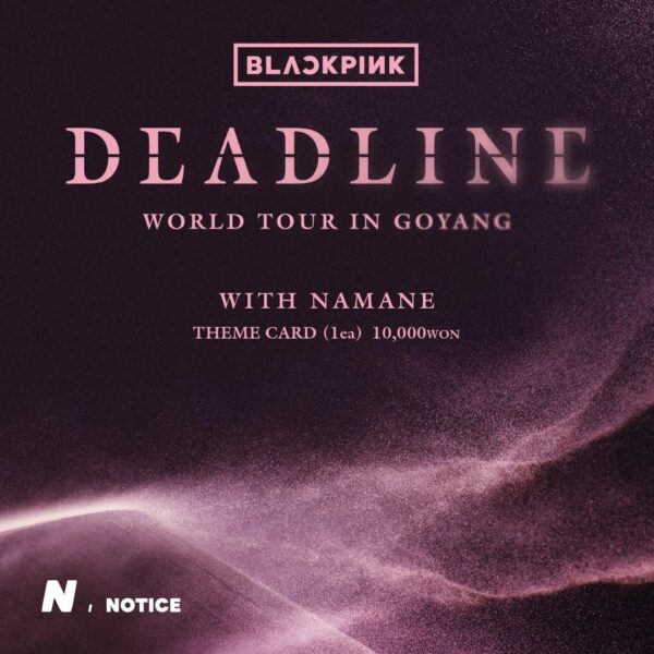 250624 BLACKPINK WORLD TOUR 〈DEADLINE〉 IN GOYANG with NAMANE Special Theme Cards