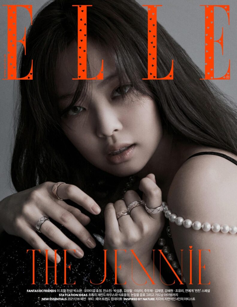 Jennie of Blackpink for ELLE Korea Magazine - August 2021 Issue