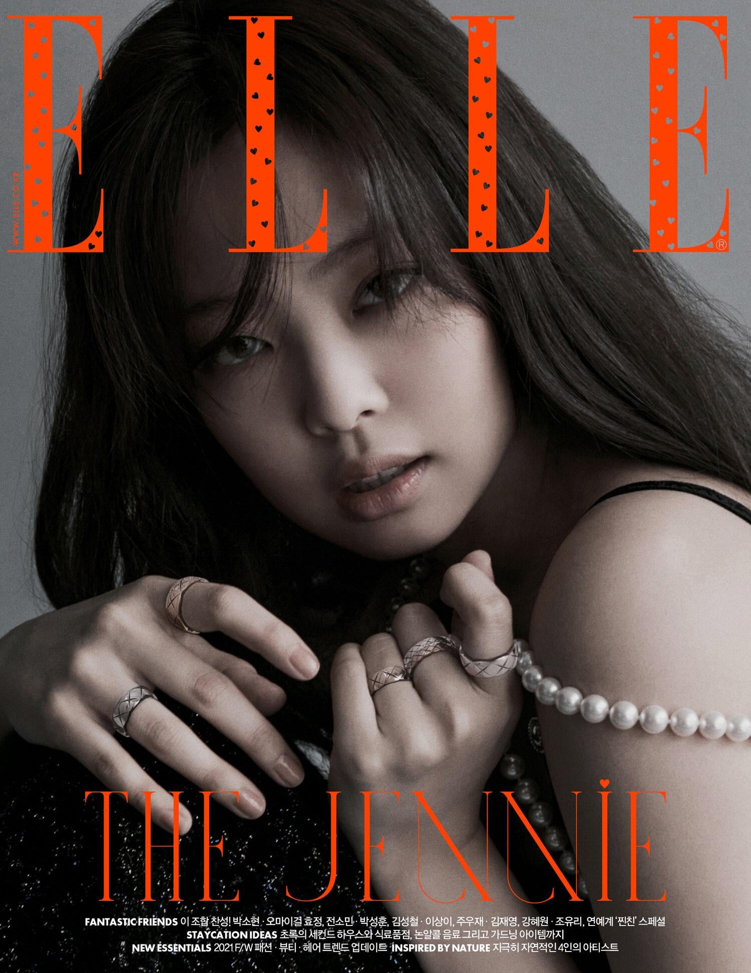 Jennie of Blackpink for ELLE Korea Magazine - August 2021 Issue