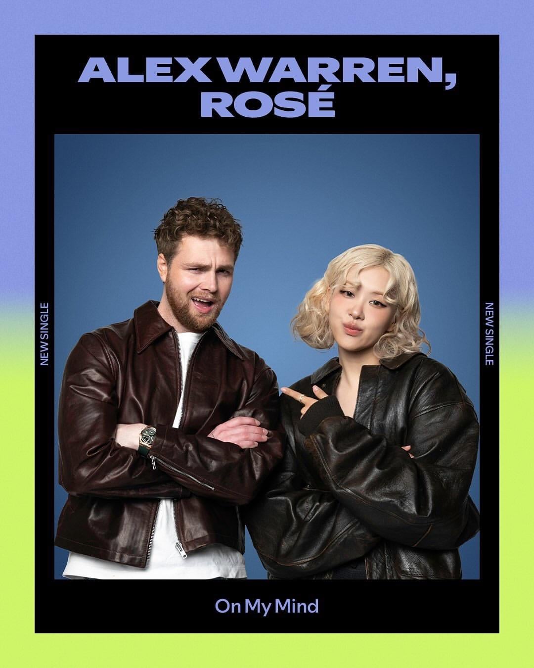 250627 Alex Warren & ROSÉ - ‘On My Mind’ Release Photos