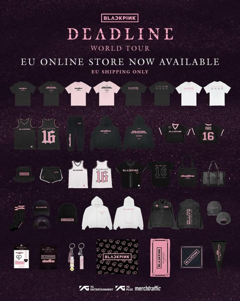 250731 BLACKPINK WORLD TOUR [DEADLINE] IN EUROPE OFFICIAL STORE NOW OPEN!
