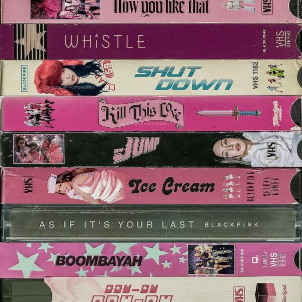 250714 BLACKPINK VHS Collection designed by fosterlands