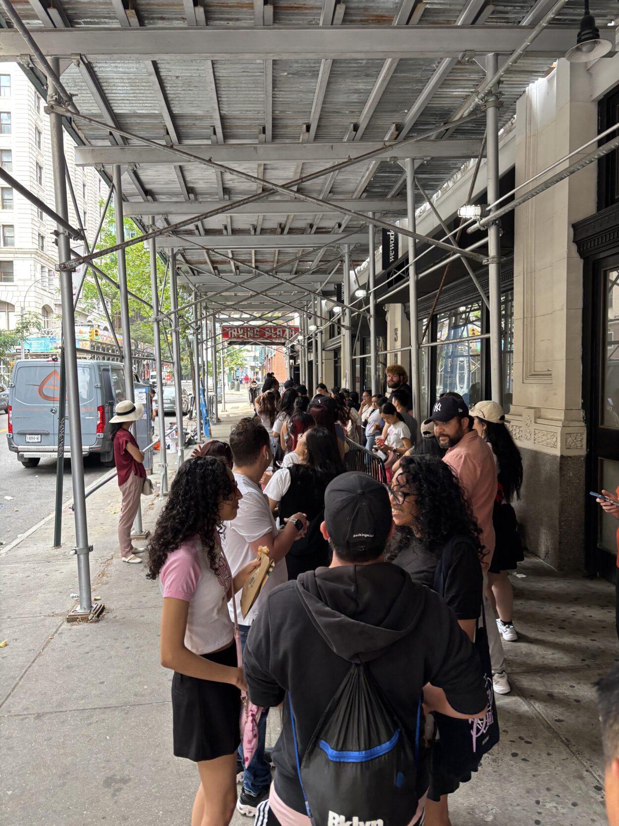 250726 RSVP Line at Irving Plaza Pop Up