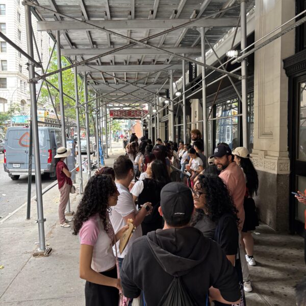 250726 RSVP Line at Irving Plaza Pop Up