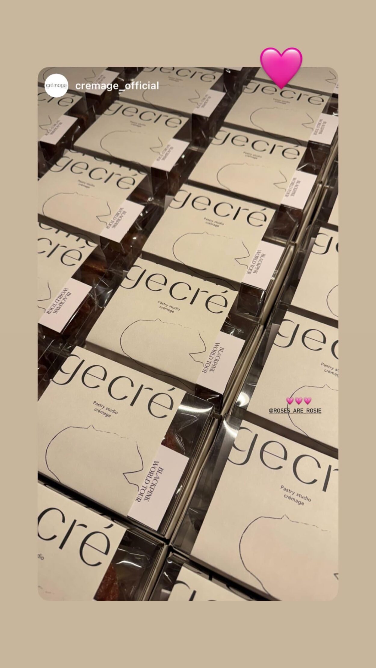 250706 Rosé IG Story Update