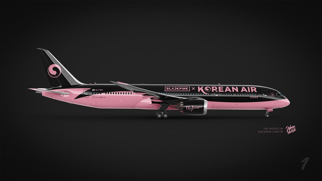 250704 which version of my unofficial BLACKPINK x KOREAN AIR livery design should be the chosen one? I’ll respect the fans’ decision and follow