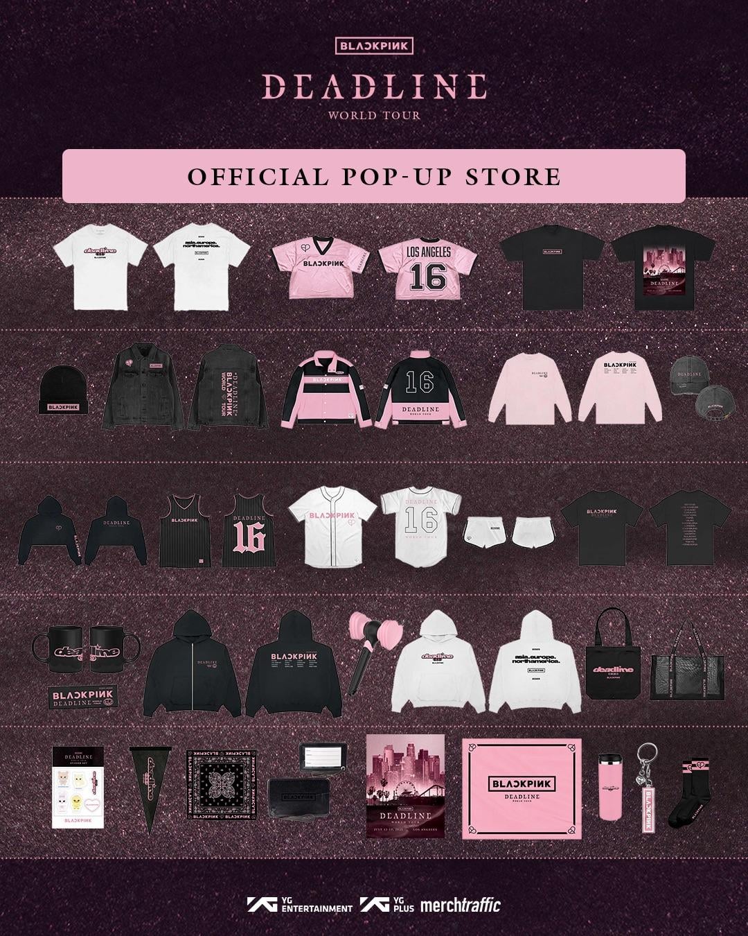 250711 BLACKPINK WORLD TOUR [DEADLINE] IN LOS ANGELES OFFICIAL POP-UP STORE MD & SPECIAL PERKS