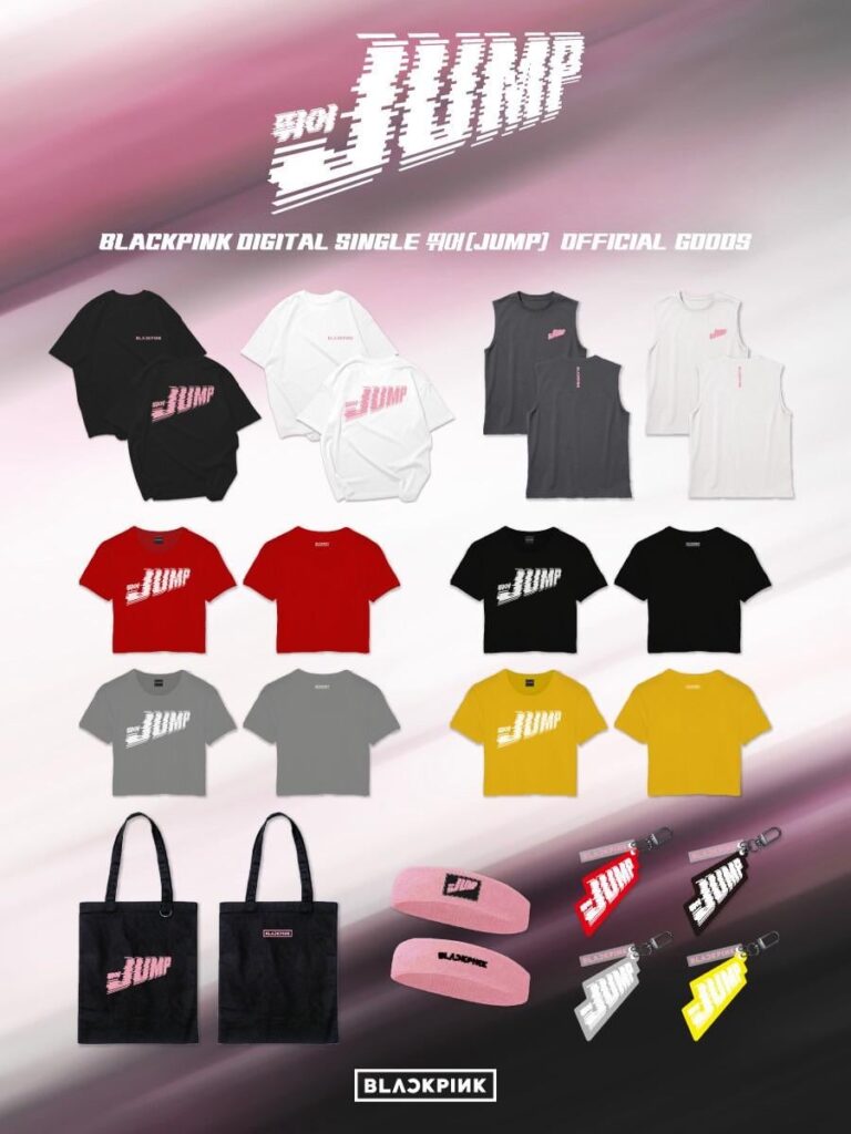 250711 BLACKPINK DIGITAL SINGLE 뛰어 [JUMP] OFFICIAL GOODS LINE-UP