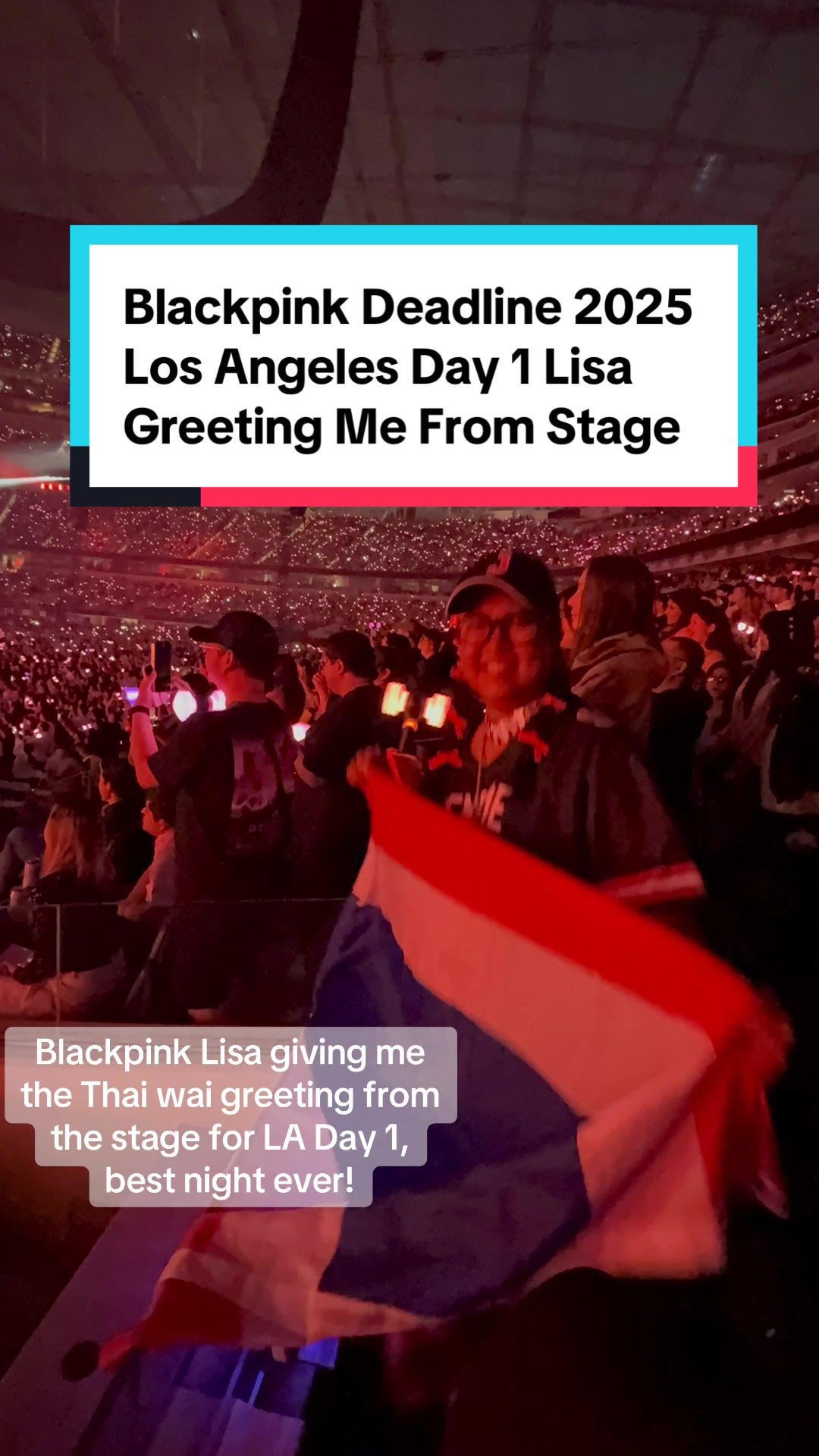 Deadline LA Day 2 Lisa video views from the side of extended stage