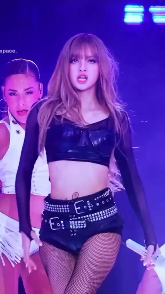 Lalisa fishnet/ leather