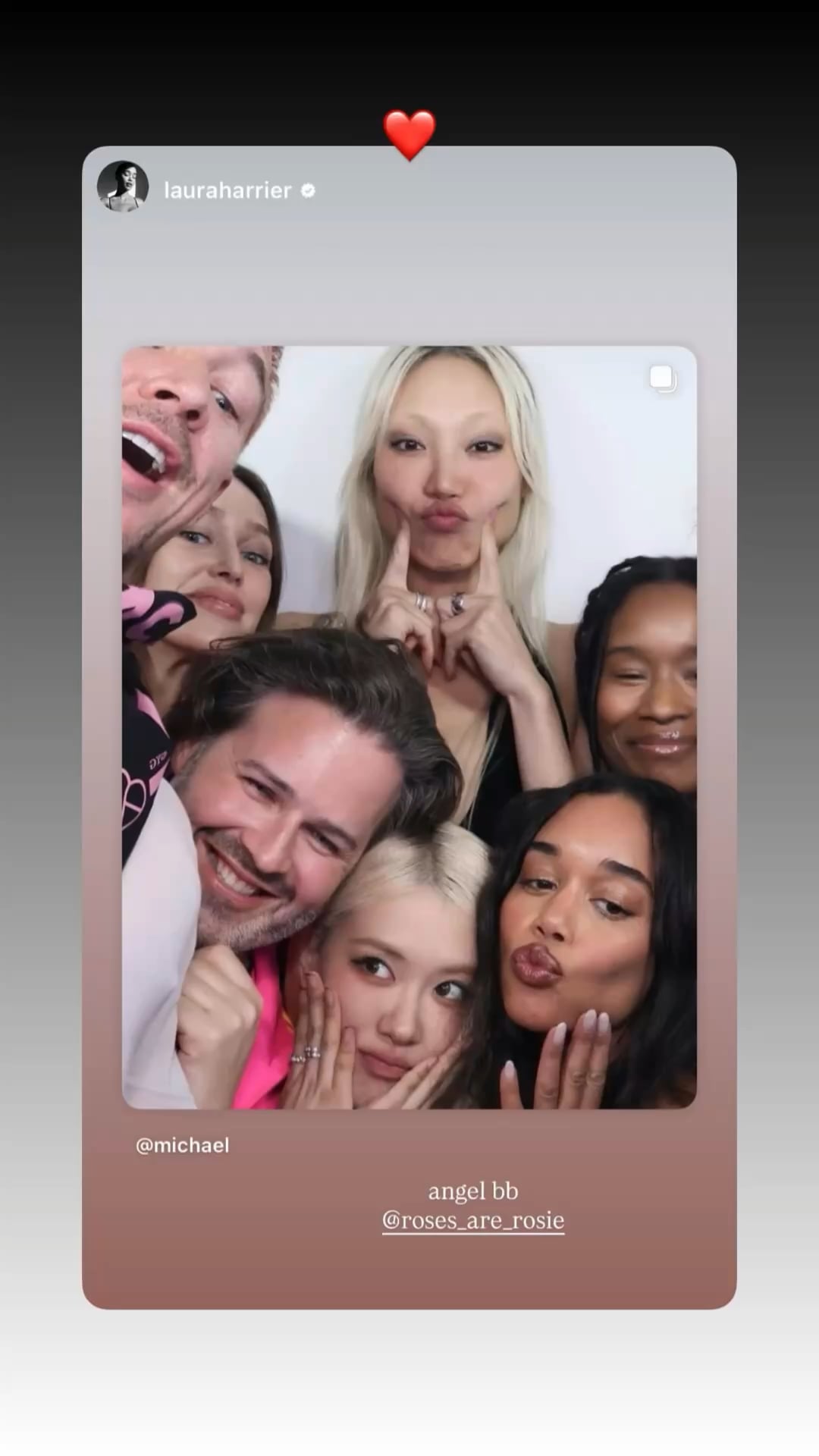 250715 Rose IG Story Update