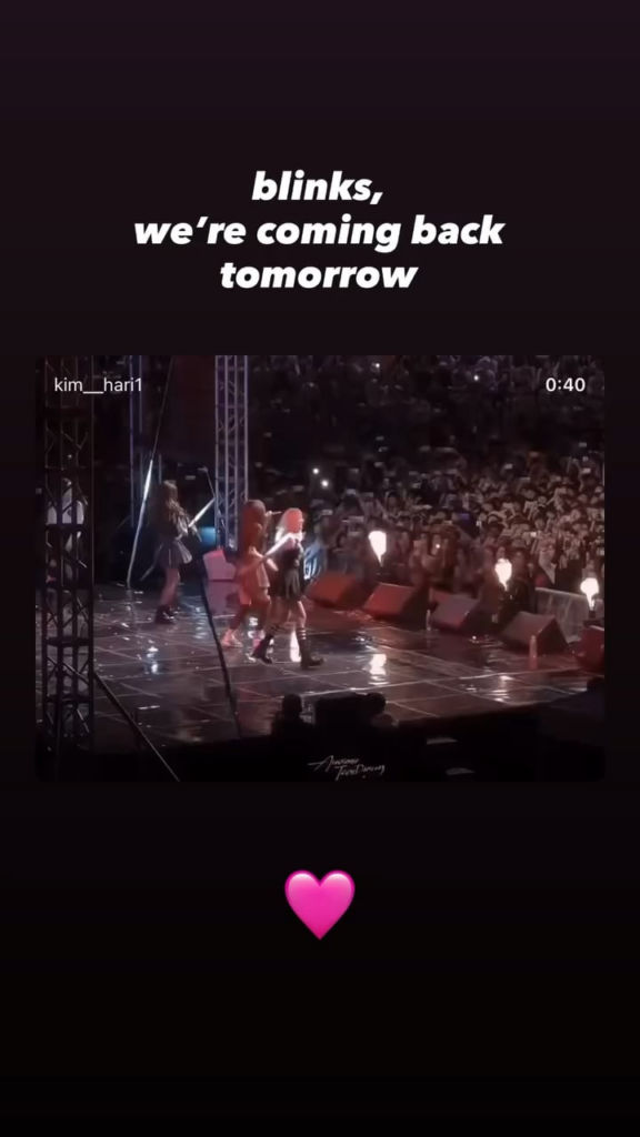 250705 Rosé IG Story Update