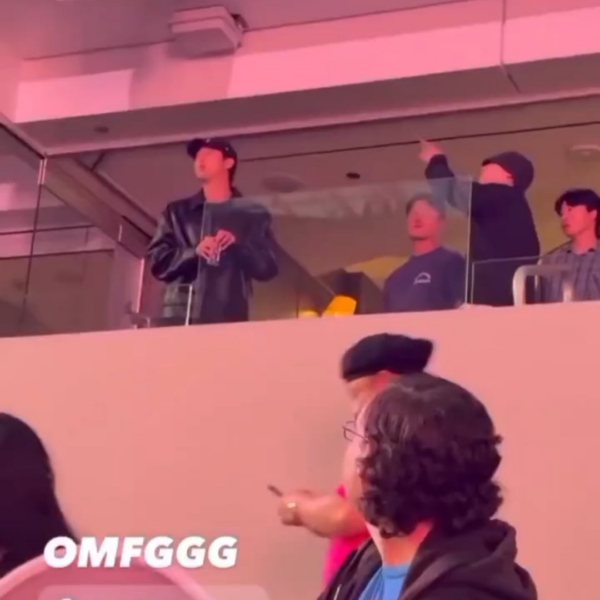 250713 BTS’ RM and SUGA spotted attending BLACKPINK’s Day 2 “DEADLINE” World Tour at Sofi Stadium in L.A.