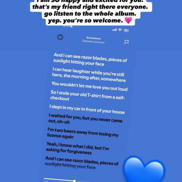 250703 Rosé IG Story Update