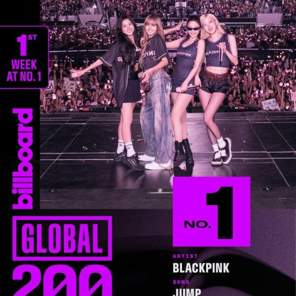 250721 BLACKPINK - ‘뛰어(JUMP)’ debuts at #1 on both the Billboard Global 200 & Global Excl. U.S.!