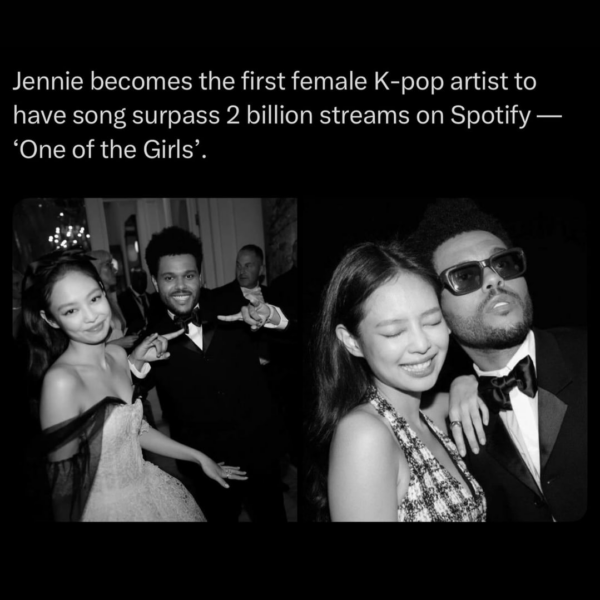 250722 The Weeknd IG Story Update w/ Jennie