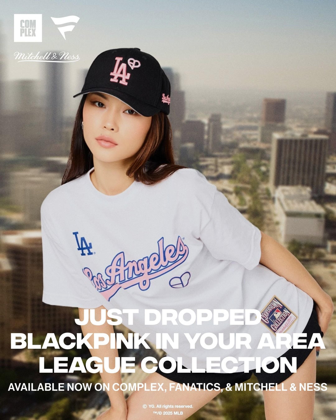 250708 BLACKPINK IN YOUR AREA League Collection  Presented by Fanatics, Complex, & Mitchell & Ness