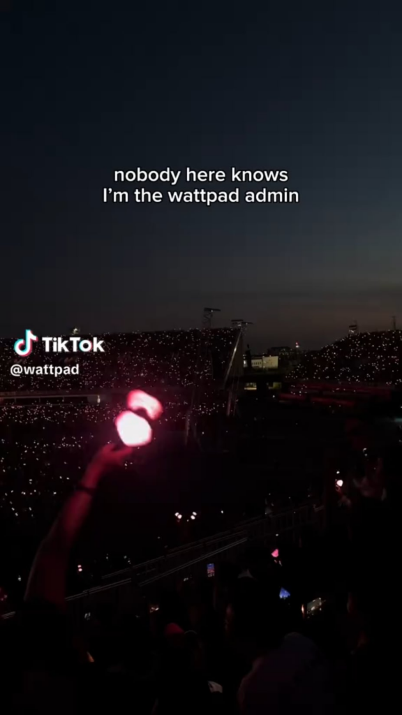 250723 Wattpad TikTok update w/ Blackpink