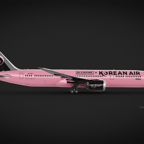 250704 My unofficial Korean Air livery (BLACKPINK edition). I thought maybe you fans would be interested in seeing that! What do you think?