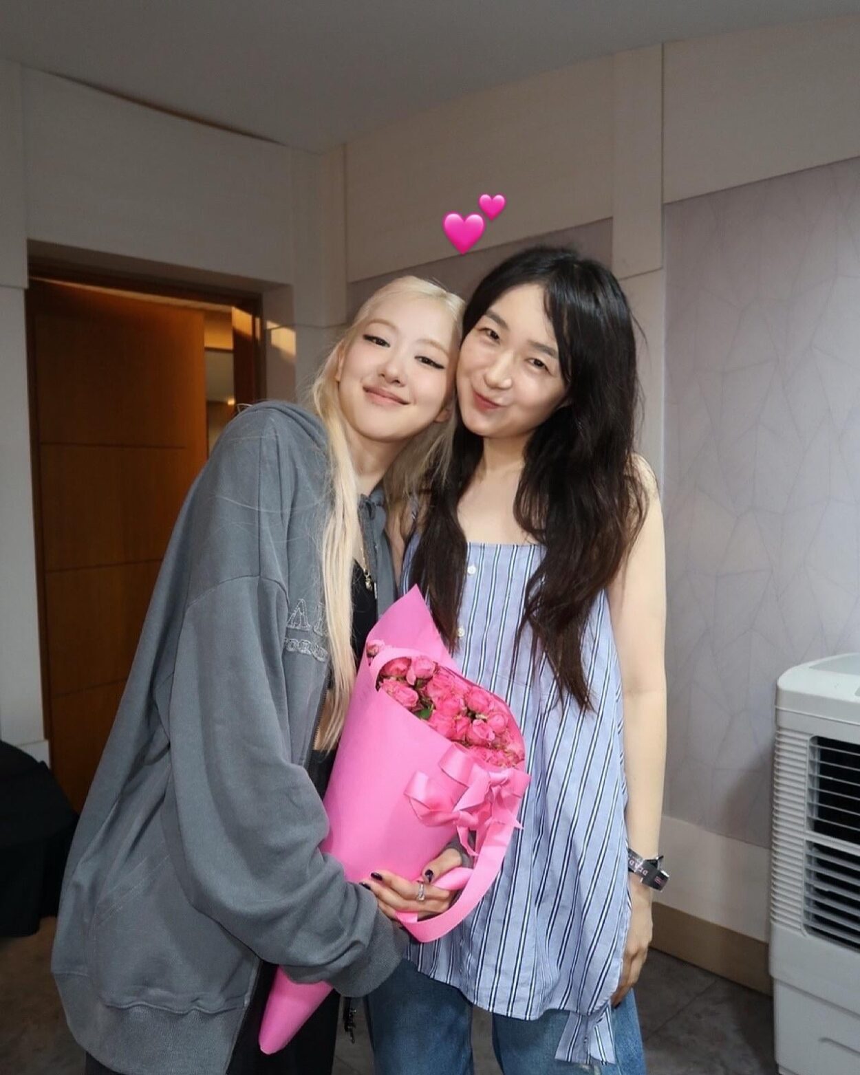 Youjin Choi Instagram Update with ROSÉ - 250720